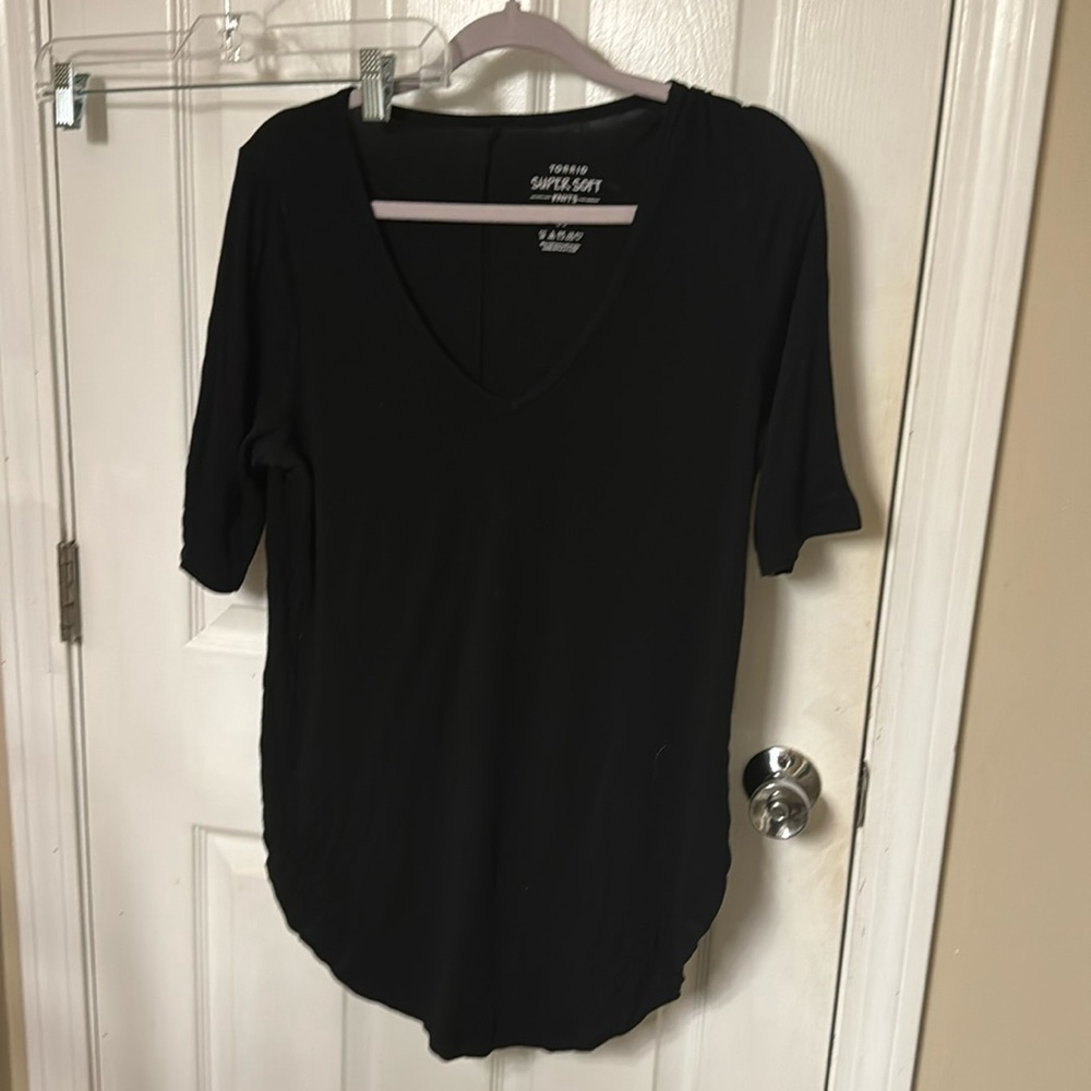 Torrid Soft Knit short sleeve top 00